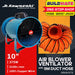 JR KAWASAKI 10" Inch | 12" Inch Air Ventilator Circulator Exhaust Fan With 5M Duct Hose 100% PURE COPPER •BUILDMATE•