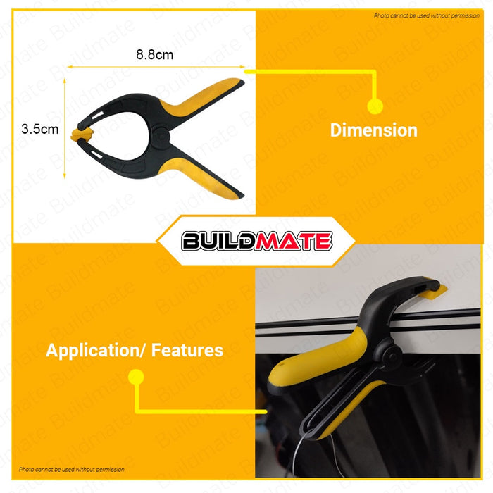 LOTUS Spring Clamp / Backdrop Clips Holder Clamp 3" Inch Nylon For Wood DSP953 LTHT300SPX •BUILDMATE