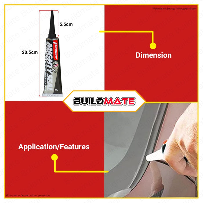 PIONEER Migthy Seal 85G Translucent | 50G WindScreen [SOLD PER PIECE] 1MNT9449 | 1MSW115 •BUILDMATE•