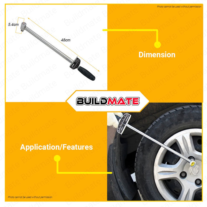 LOTUS Drive Torque Wrench Beam 1/2"D Inch 300NM Chrome Plated Dual Range LTTW1500 •BUILDMATE•