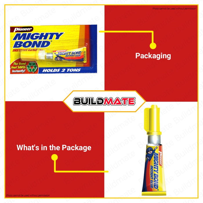 PIONEER Mighty Bond 3G Instant Glue Flag Type | Flag Type Strip [SOLD PER PIECE] 1MB41169 | FGT00434