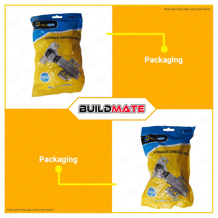 PLL Hydraulic Soft Close Concealed Hinges Over Lap | Half Lap | Inset [SOLD BY PAIRS] •BUILDMATE•