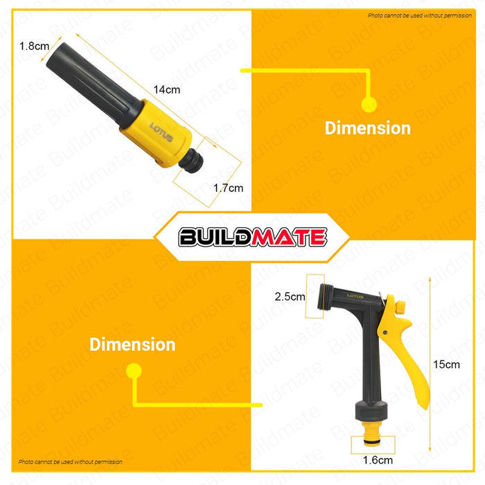 LOTUS Spray Nozzle Basic | Classic [SOLD PER PIECE] Plastic Nozzle Garden Tools •BUILDMATE• LHT