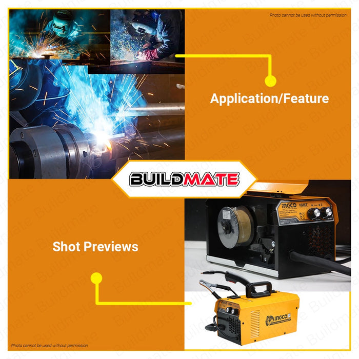 [SALE!] INGCO Portable Inverter Flux Cord Arc Welding Machine Mig Welder (FCAW) FC1301 | FC2201P IPT