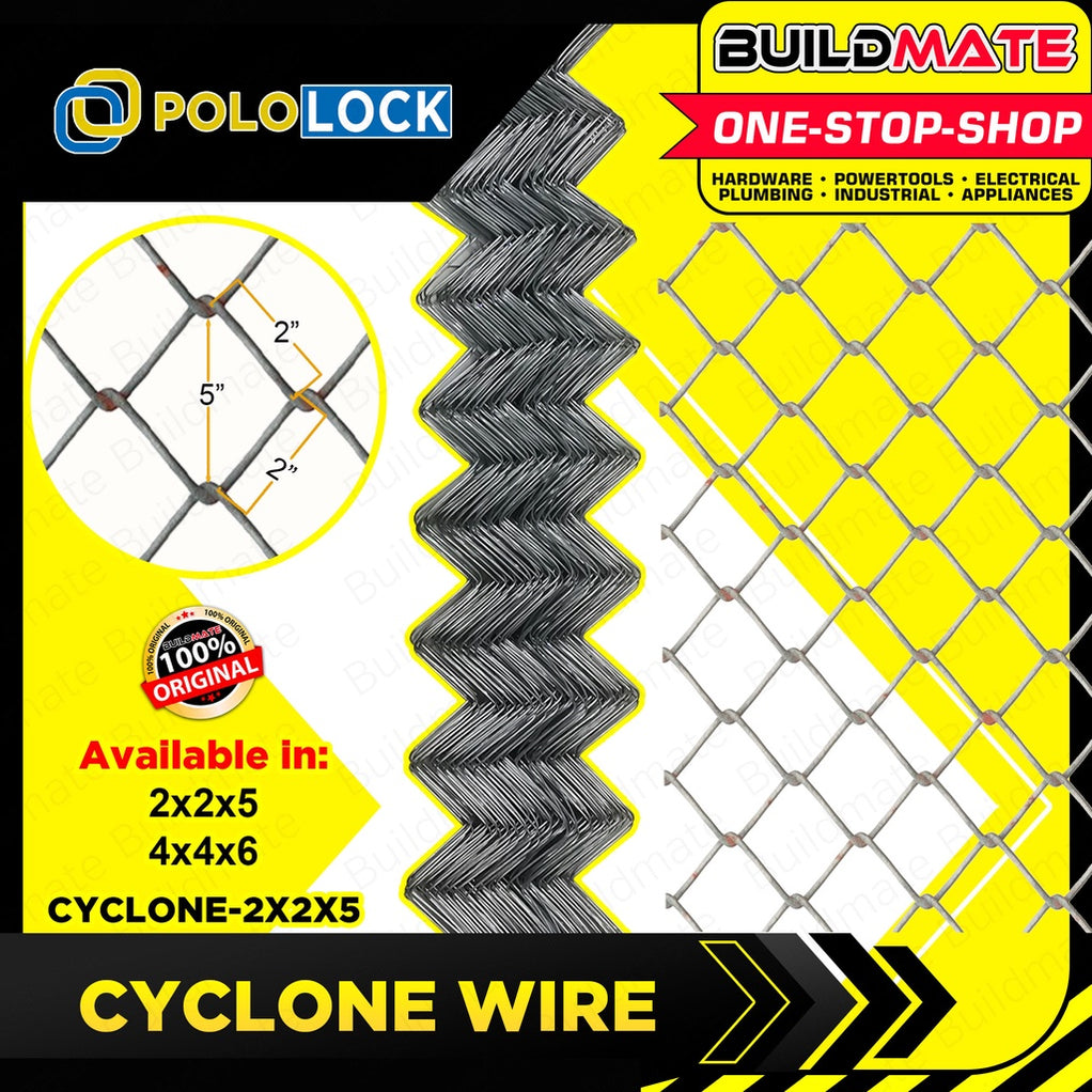 POLOLOCK Cyclone Wire 2x2x5 | 4x4x6 Hole Guage Wire Pang Bakod Wire Ne ...