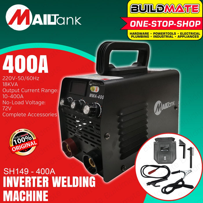 MAILTANK Portable Inverter Welding Machine ARC MMA-400 IGBT Welder Machine SH149-400A •BUILDMATE•
