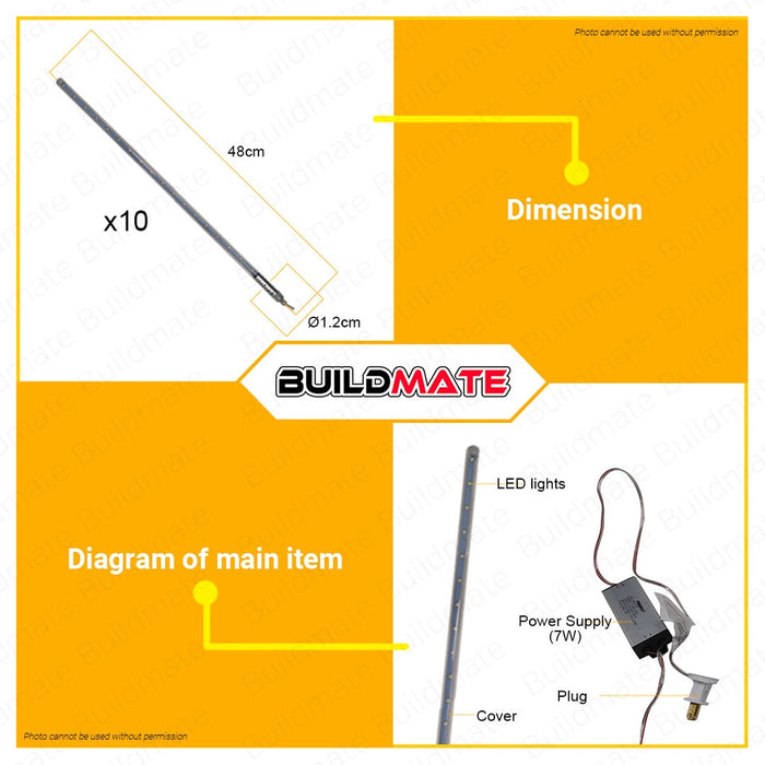 FIREFLY White Christmas LED Meteor Lights White | Warm White Meteor Shower Rain Lights •BUILDMATE•