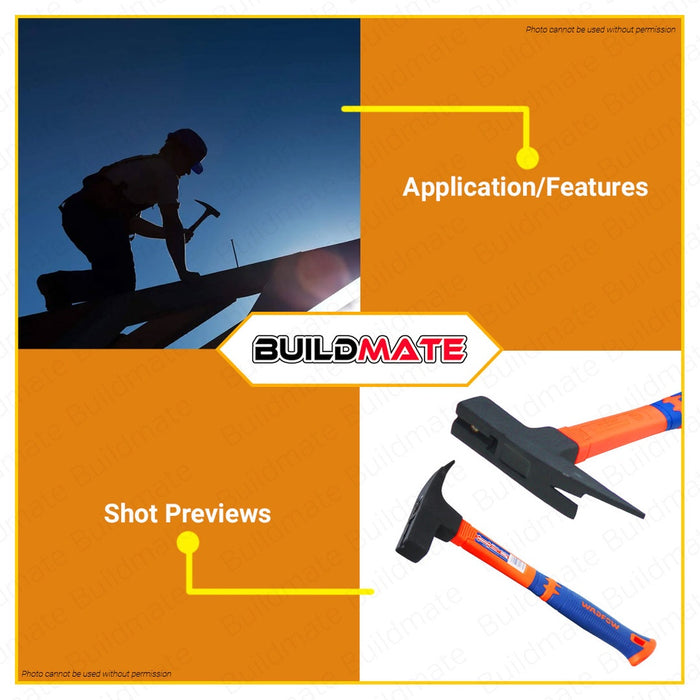 WADFOW Roofing Hammer 600G Magnetic Nail Carpenter Hammer Framing Hammer WHM3360 •BUILDMATE• WHT