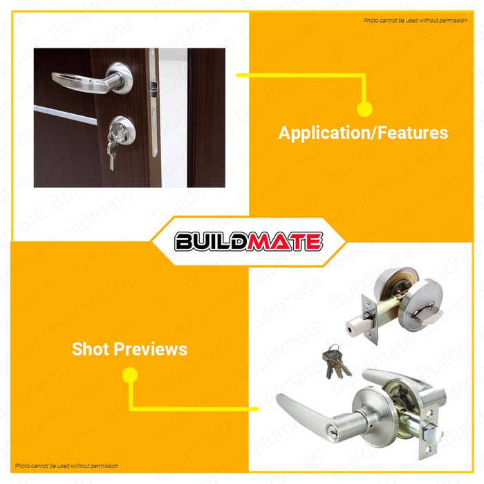 YALE Original 2IN1 Key In Lever Lock Set Combo Pack Entrance Leverset Door Lock YM2IN1-L44  •BUILDMATE•
