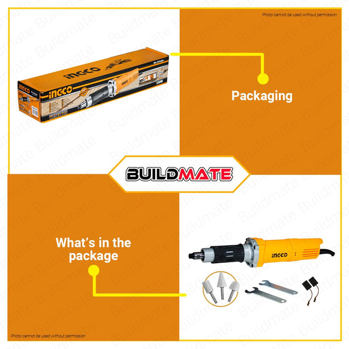 INGCO Die Grinder 550W 6mm Electric Grinder Drill Grinding Electric Drill PDG5501 •BUILDMATE• IPT